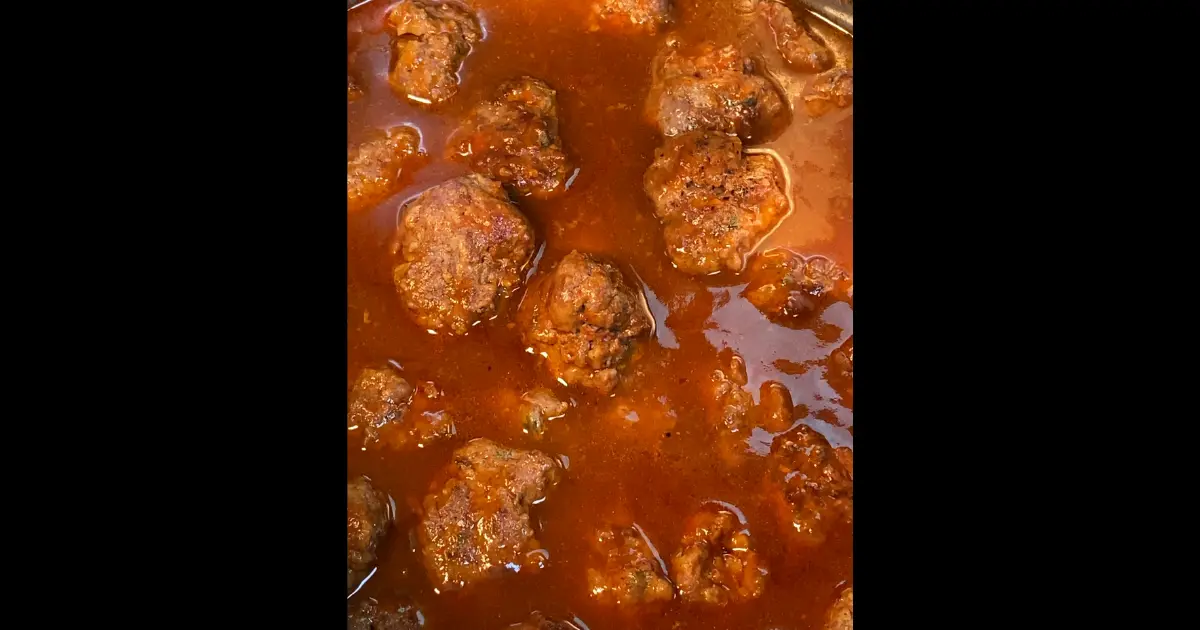 Tavern Style Party Meatballs in Sauce