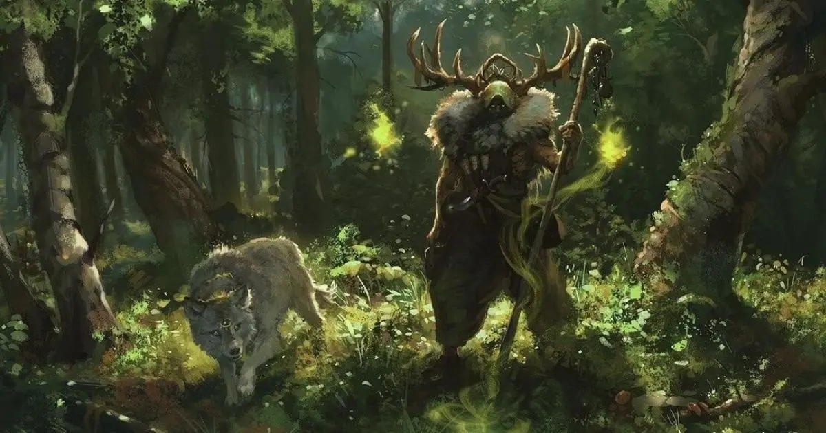 Dungeons and Dragons Druid