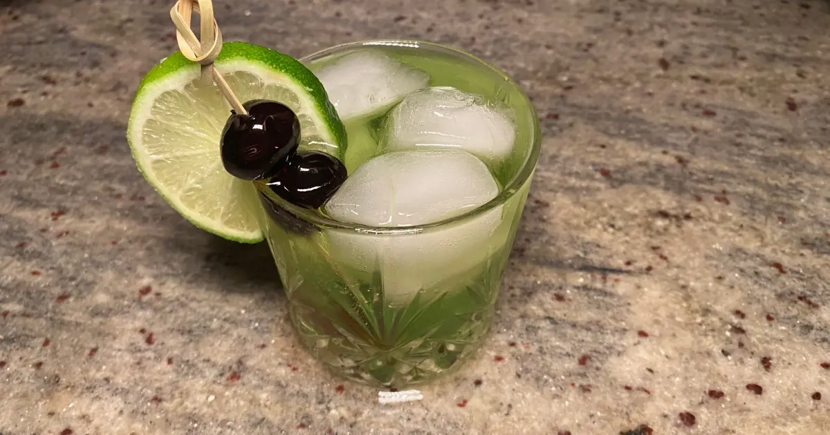 Stamina potion cocktail in glass