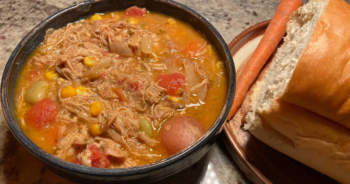 Brunswick Stewed Wereboar served with a carrot and bread