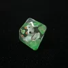 Blue and green duck infused dungeons and dragons d8