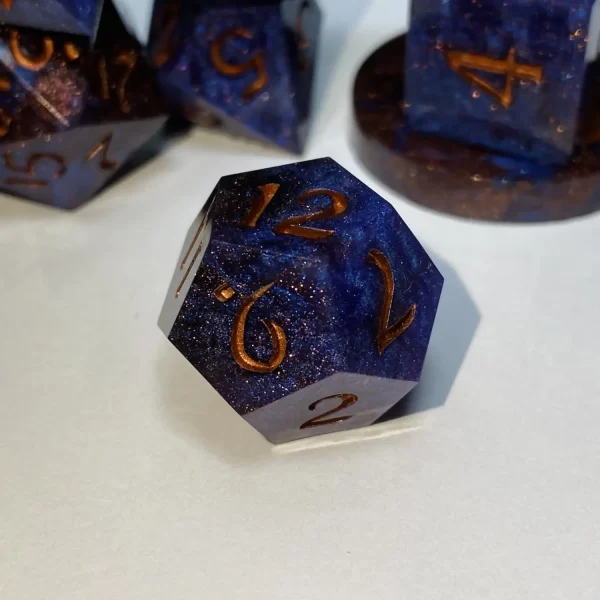 Shadow Blade - Purple Resin D12 (Minor Imperfections)