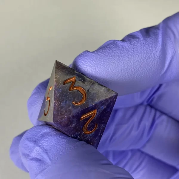 Shadow Blade - Purple Resin D8 (Minor Imperfections) - Image 2