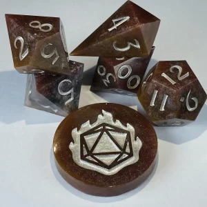 Brown DnD Dice