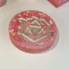 Dancing Lights - Pink Resin DnD Dice Set - Handmade - Image 6