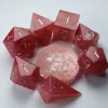 Dancing Lights - Pink Resin DnD Dice Set - Handmade - Image 11