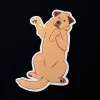 Holographic Dog Sticker - Style 3